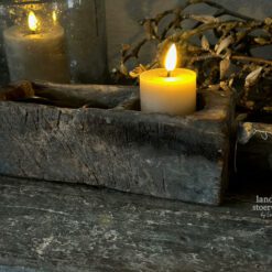 Oud Houten Bakje met Steel Hoffz