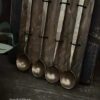 Set Lepeltjes Oud Messing Large Aura Peeperkorn