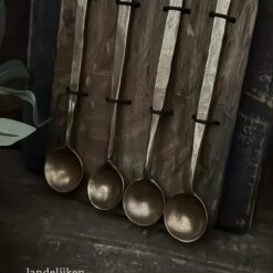 Set Lepeltjes Oud Messing Large Aura Peeperkorn