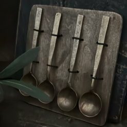 Set Lepeltjes Oud Messing Small Aura Peeperkorn