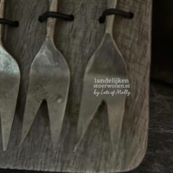 Set Vorkjes Oud Messing Aura Peeperkorn