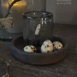 Stenen schaaltje met opstaande rand Aura Peeperkorn