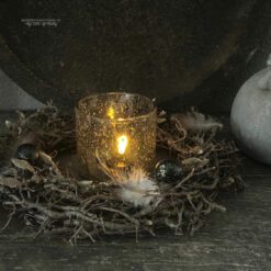 Bonsai Krans eitjes en veertjes magnolia 30