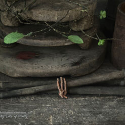 Oud Houten Chapati Bord