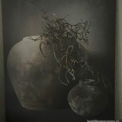 Schilders paneel Sobere potten takjes