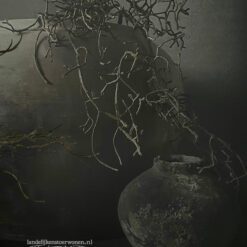 Schilders paneel Sobere potten takjes