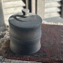 Vergrijsde Houten Potje S