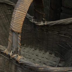 Antieke Rieten Plukmand Hengsel