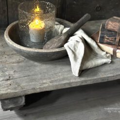 Oude Houten Bajot Tafel