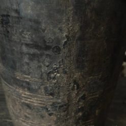 Oude Houten Nepalese Kruik van Hoffz