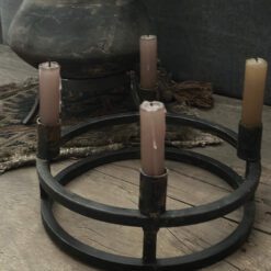 Ronde IJzeren Kandelaar