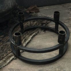 Ronde IJzeren Kandelaar