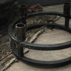 Ronde IJzeren Kandelaar