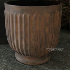 Windlicht Glas Roest