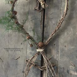 Hart wijnrank belletjes