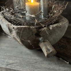 Houten bak met steel Hoffz