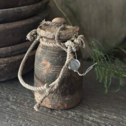 Oud Houten Kruikje Deksel Hoffz 20