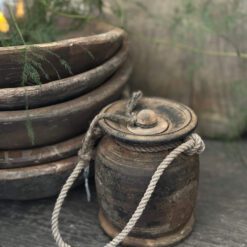 Oud Houten Kruikje Deksel Hoffz 22 2