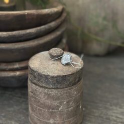 Oud Houten Kruikje Deksel Hoffz 22 5