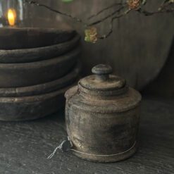 Oud Houten Kruikje Deksel Hoffz 25 1