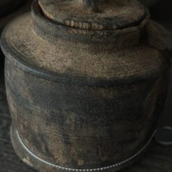 Oud Houten Kruikje Deksel Hoffz 25 1