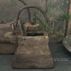 Oude Houten Oliepot 1