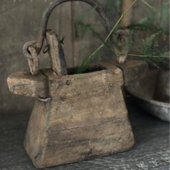 Oude Houten Oliepot 1