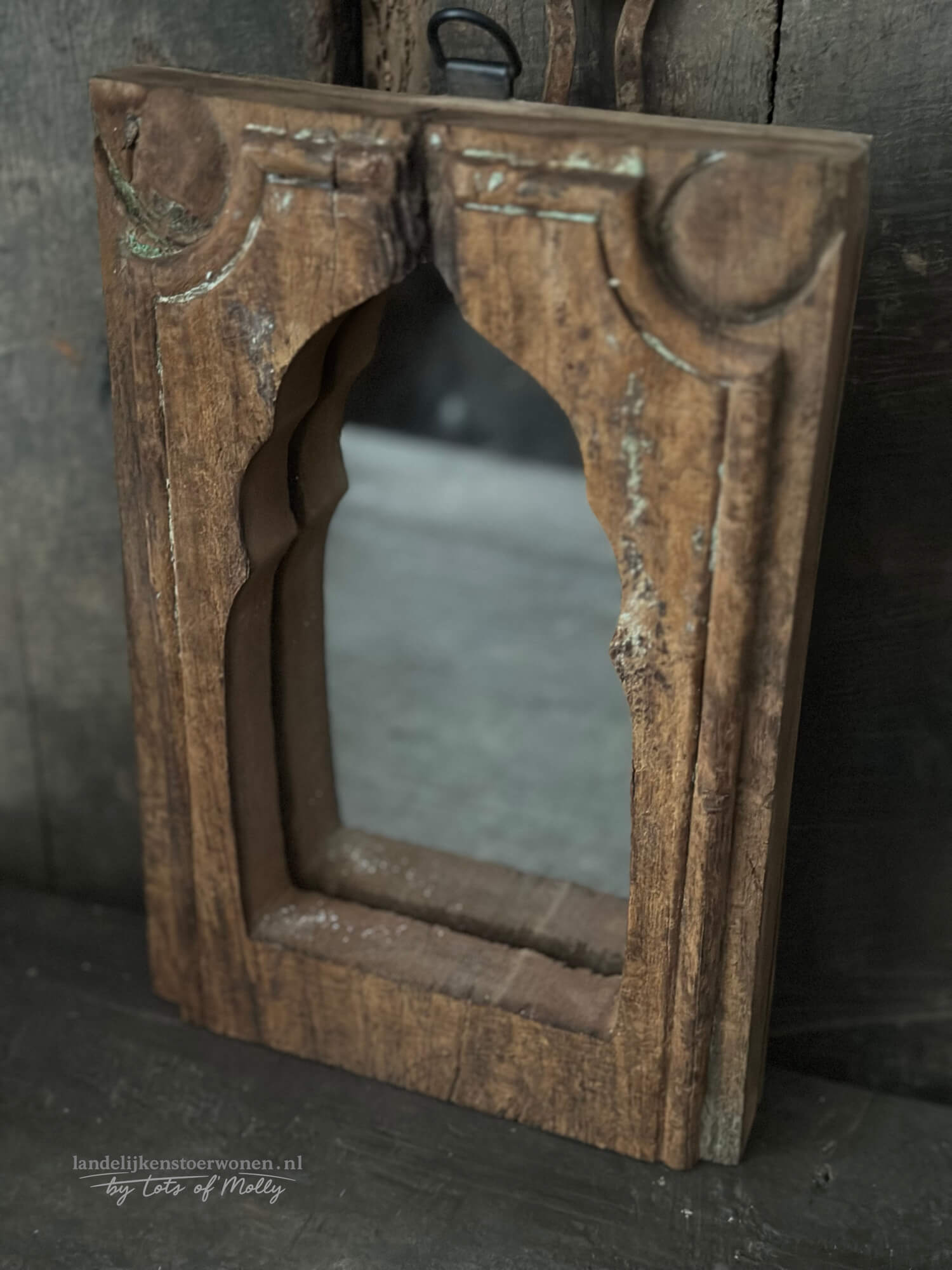 Houten Spiegeltje Marakesh 2