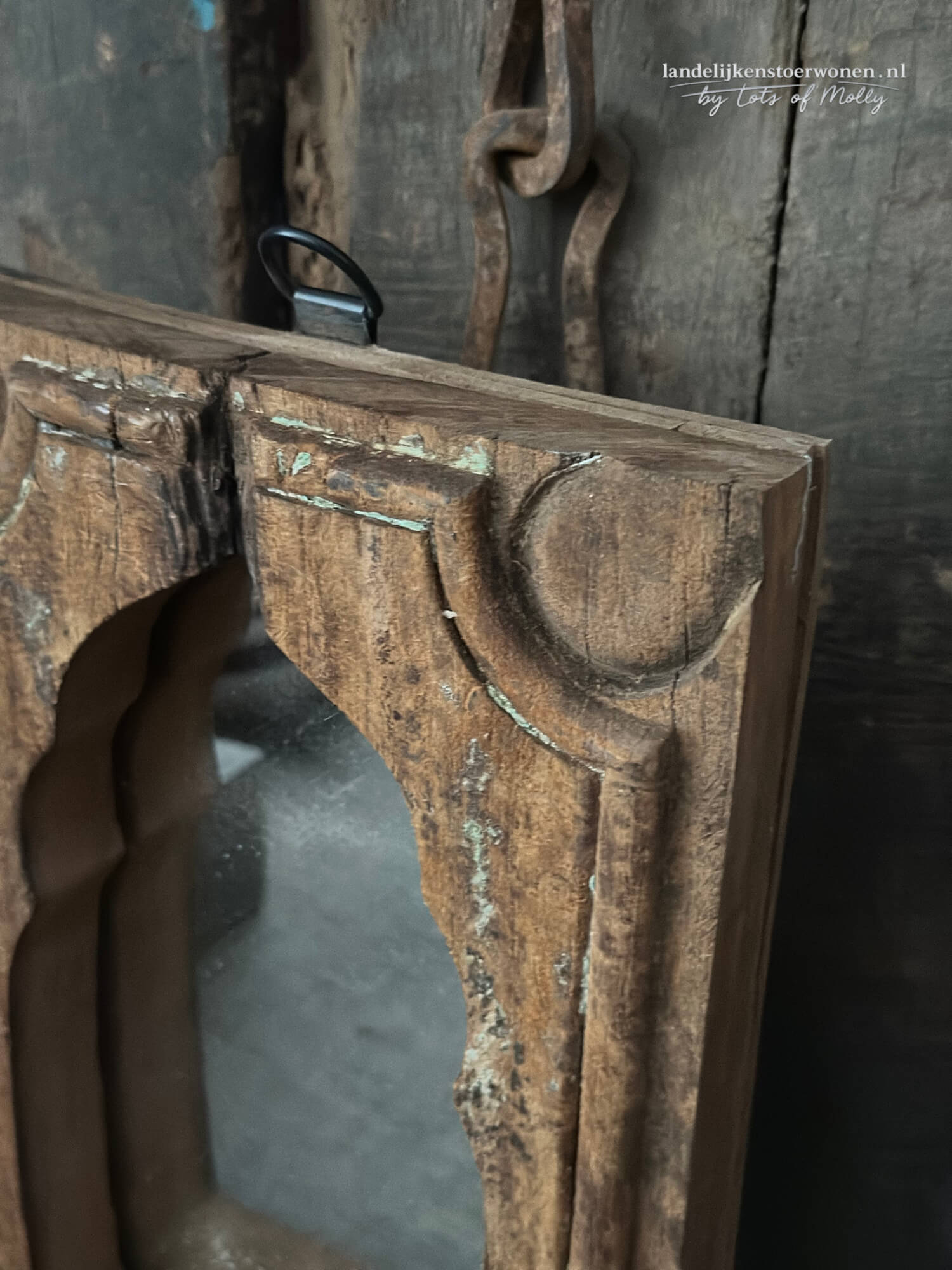 Houten Spiegeltje Marakesh 2
