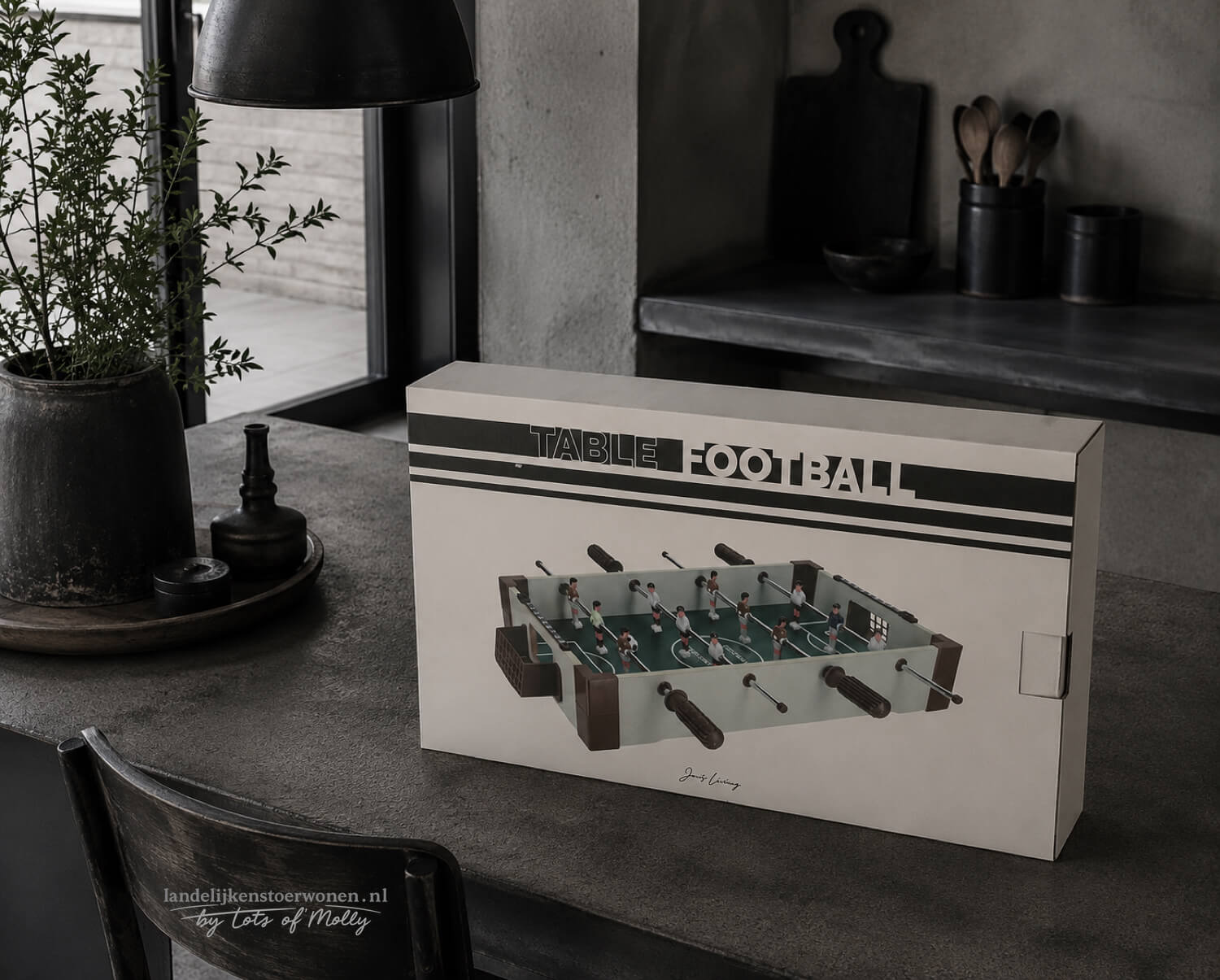 Tafelvoetbal spel