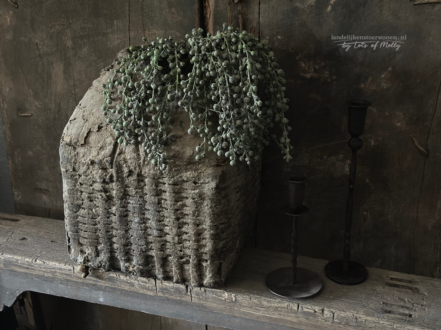 Kunst Dadeltak bes groen