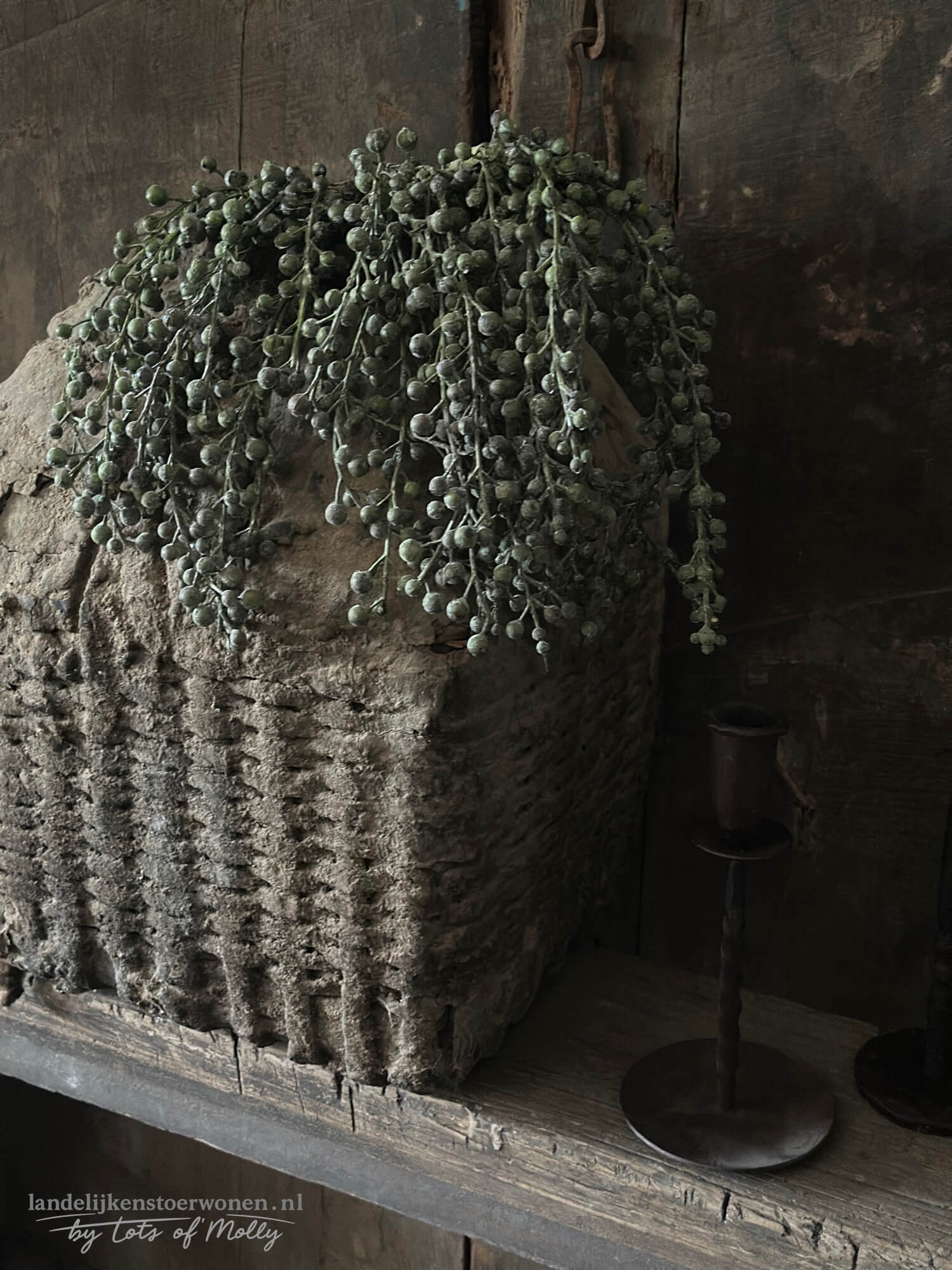 Kunst Dadeltak bes groen