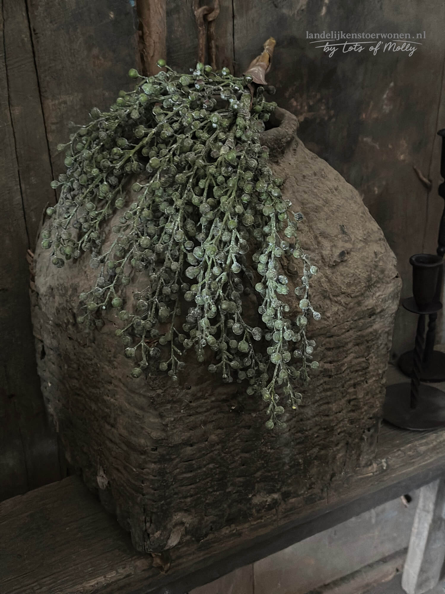 Kunst Dadeltak bes groen