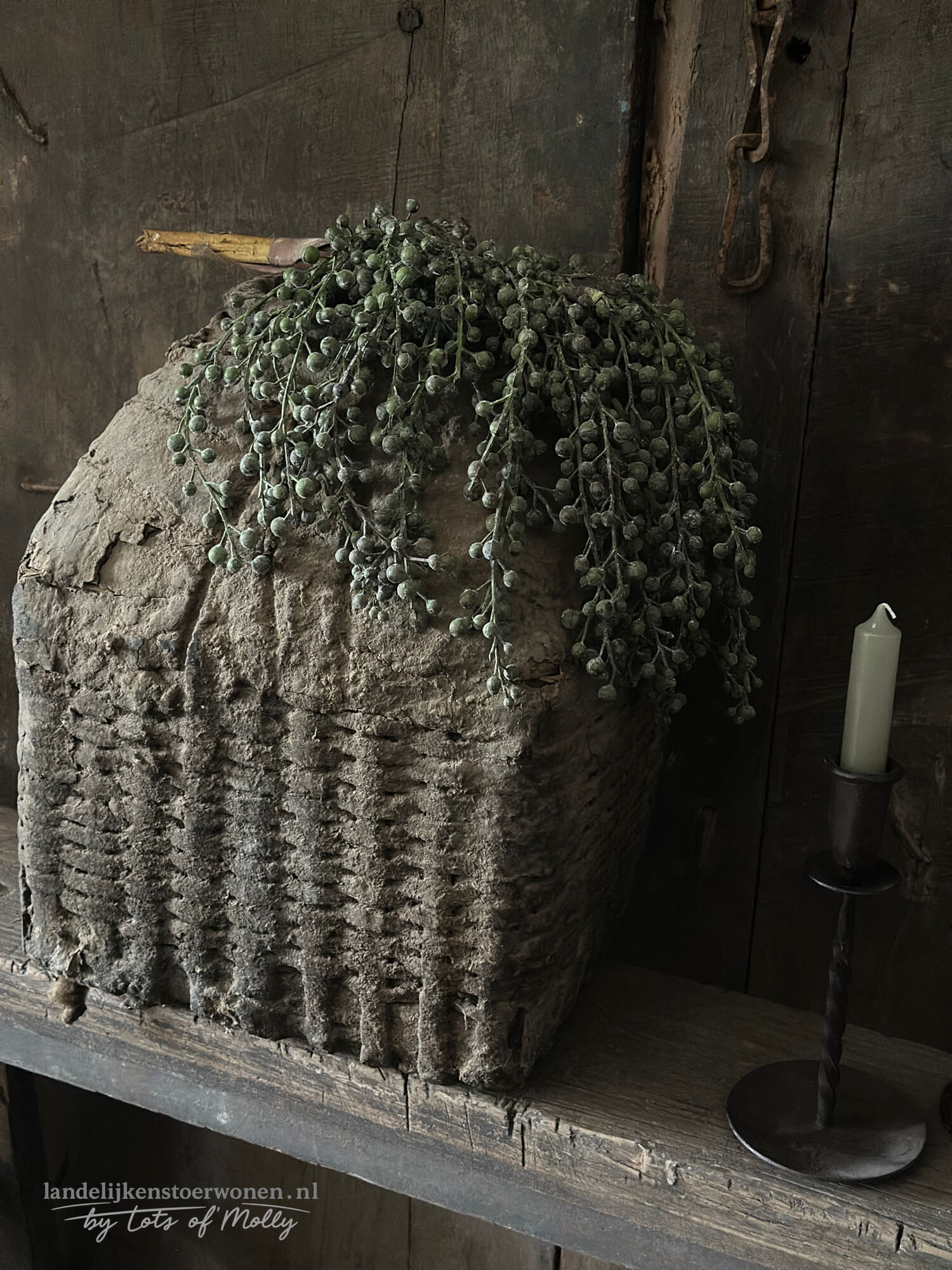 Kunst Dadeltak bes groen