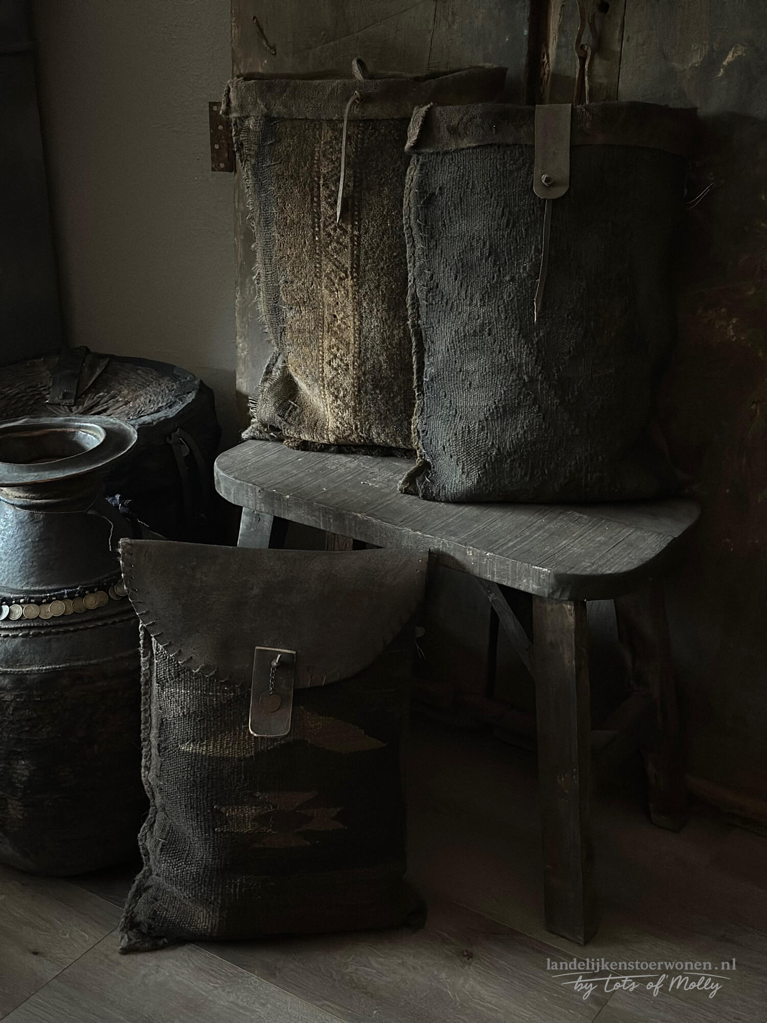 Berber Decoratiezak–Handgemaakt Meidenmuts