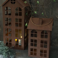 Decoratiehuisje – Roestkleurig