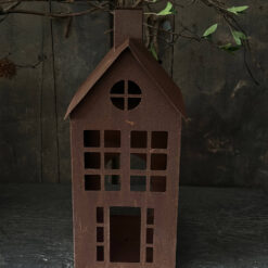Decoratiehuisje – Roestkleurig L