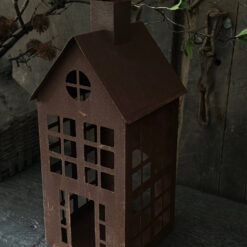 Decoratiehuisje – Roestkleurig L