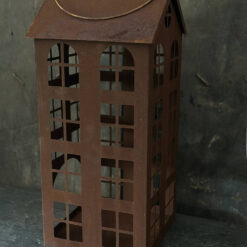 Decoratiehuisje – Roestkleurig XL