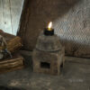Oude houten mini baluster 1
