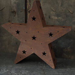 Roest metalen ster L