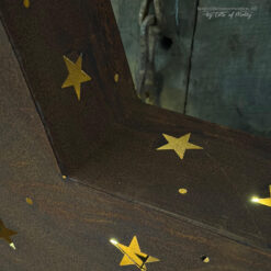 Roest metalen ster M