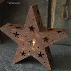 Roest metalen ster S