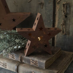 Roest metalen ster S