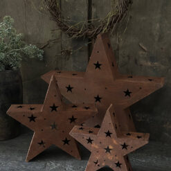 Roest metalen sterren