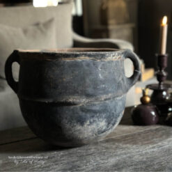 Antiek stenen Berber pot Hoffz