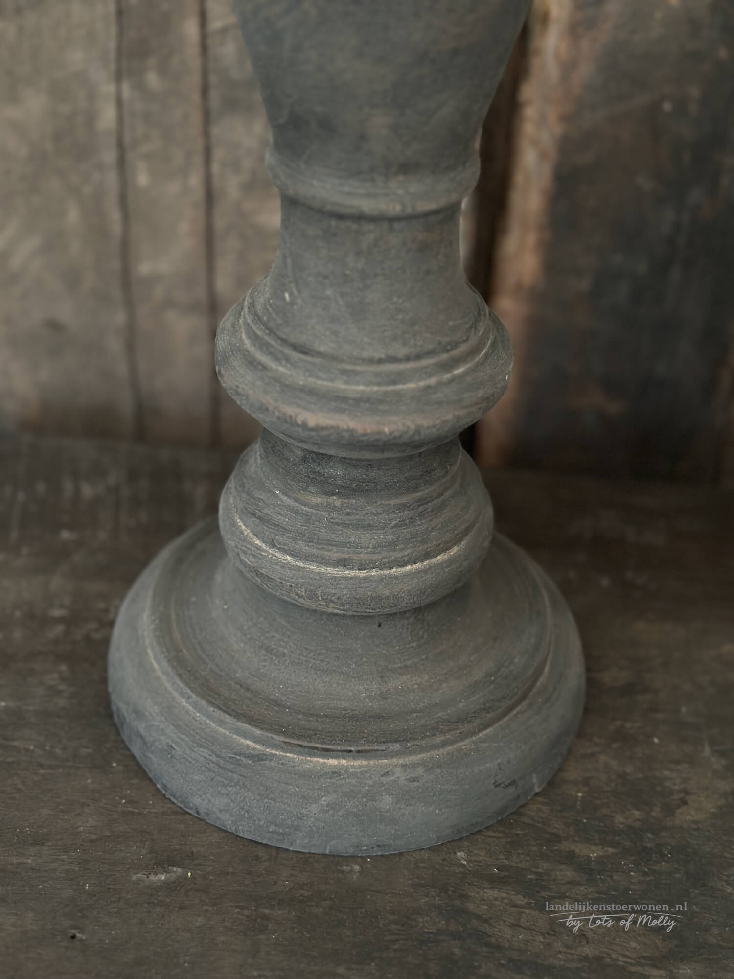 Houten Baluster Kandelaar 1
