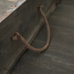 Houten bakstenen mal ijzer