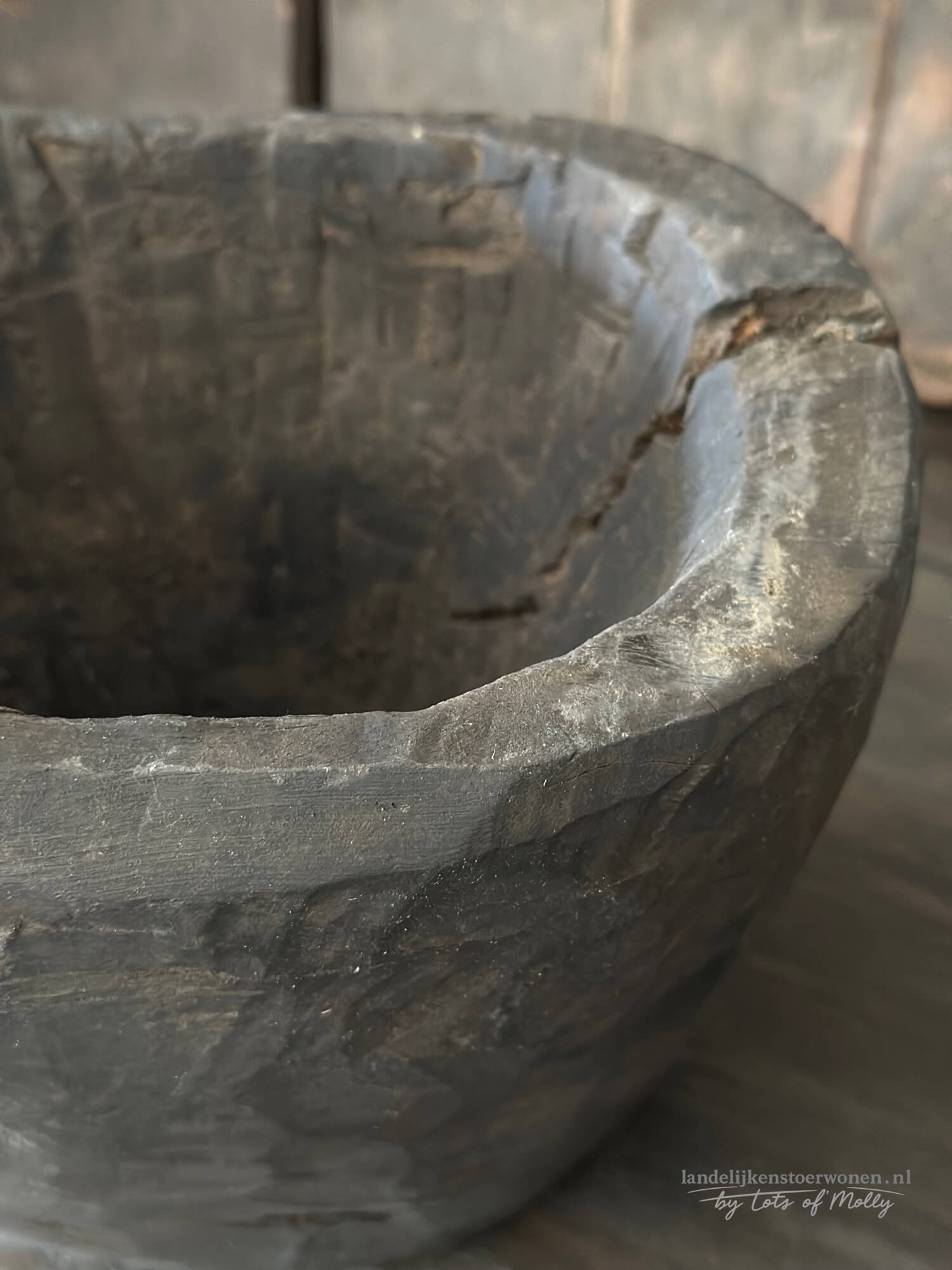Oud Houten Vijzel Steel Hoffz 2