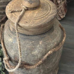 Oud Kruikje Nepal Deksel M 4